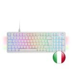 Tastiera meccanica Mars Gaming Mkpro RGB Chroma Anti-ghosting Interruttore silenzioso Bianco italiano