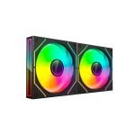 Mars Gaming Mf-3dprox2 Kit 2x Ventiladores Pwm Fdb 120mm Argb Triple Infinity Mirror 360° Negro