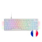 Tastiera meccanica Mars Gaming MKPro RGB Chroma Anti-ghosting Interruttore silenzioso Bianco francese