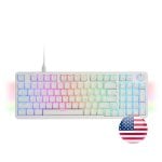 Mars Gaming Mkpro Tastiera meccanica Rgb Chroma Antighosting Switch Silent US Bianco