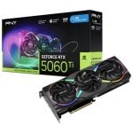 PNY GeForce RTX 5060 Ti EPIC-X RGB Overclocked Triple Fan 16GB GDDR7 Reflex 2 RTX AI DLSS4 PNY GeForce RTX 5060 Ti EPIC-X RGB Overclocked Triple Fan 16GB GDDR7 Reflex 2 RTX AI DLSS4