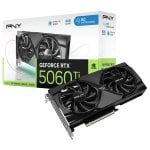 PNY GeForce RTX 5060 Ti Overclocked Dual Fan 8GB GDDR7 Reflex 2 RTX AI DLSS4 PNY GeForce RTX 5060 Ti Overclocked Dual Fan 8GB GDDR7 Reflex 2 RTX AI DLSS4