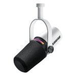 Microfono dinamico USB/XLR Shure MV7+ per streaming podcast, bianco Microfono dinamico USB/XLR Shure MV7+ per streaming podcast, bianco