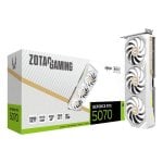 ZOTAC GAMING GeForce RTX 5070 AMP White Edition 12GB GDDR7 Reflex 2 RTX AI DLSS4