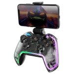 Manette Mars Gaming MGP-BT2 Bluetooth 5.0 RGB Neon Support Smartphone