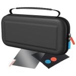 Blackfire Kit de Viagem Estojo/Vidro Temperado/Grips/Pano para Nintendo Switch 2 Blackfire Kit de Viagem Estojo/Vidro Temperado/Grips/Pano para Nintendo Switch 2
