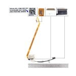 Cable LCD LED Dell Latitude 7400 E7400 30 pines 0.4mm