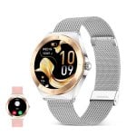 Ksix Smartwatch Lya AMOLED 1.19 2 Correas Metal y Silicona Modo Deporte y Salud Plata Ksix Smartwatch Lya AMOLED 1.19 2 Correas Metal y Silicona Modo Deporte y Salud Plata