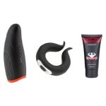 Hugbox Kit De Juguetes Eróticos Pack Hombre Anillo Vibrador/Masturbador Masculino/Crema Retardante Hugbox Kit De Juguetes Eróticos Pack Hombre Anillo Vibrador/Masturbador Masculino/Crema Retardante