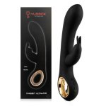 Vibrator Kaninchen Hugbox 50 Programme Option Erwärmung Schwarz