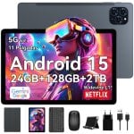 Tabwee T90 Tablet 10.1" FHD+ 8GB/128GB 8000mAh Android 15 Gris + Pack de Accesorios Tabwee T90 Tablet 10.1" FHD+ 8GB/128GB 8000mAh Android 15 Gris + Pack de Accesorios