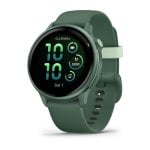 Montre connectée Garmin Vívoactive 6 AMOLED de sport, vert jaspe métallisé, bracelet vert jaspe Montre connectée Garmin Vívoactive 6 AMOLED de sport, vert jaspe métallisé, bracelet vert jaspe