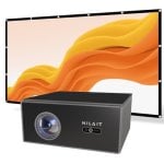 Proiettore Nilait Scene Prime 500 lumen ANSI FHD + schermo per proiettore PcCom Essential in omaggio