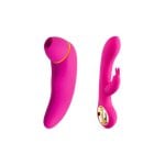 Hugbox Bestseller-Sexspielzeug-Set, rosa Klitorissauger und Bunny-Vibrator Hugbox Bestseller-Sexspielzeug-Set, rosa Klitorissauger und Bunny-Vibrator