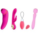 Kit Erotischer Spielzeuge Hugbox mit Klitorisstimulator, Hasen, Ei und Wand