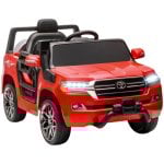 Aiyaplay Toyota Land Cruiser Coche Eléctrico para Niños de +3 Años Rojo