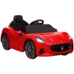 Aiyaplay Maserati Gran Turismo Folgore Coche Eléctrico Para Niños Rojo