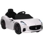 Aiyaplay Maserati Gran Turismo Folgore Coche Eléctrico Para Niños Blanco