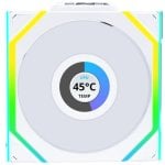 Lian Li UNI FAN SL Wireless LCD 120 Reverse Ventilador Suplementario 120mm Blanco Lian Li UNI FAN SL Wireless LCD 120 Reverse Ventilador Suplementario 120mm Blanco