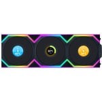 Lian Li UNI FAN SL Wireless LCD 120 Pack Triple Ventilador Suplementario 120mm Negro Lian Li UNI FAN SL Wireless LCD 120 Pack Triple Ventilador Suplementario 120mm Negro