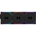 Lian Li UNI FAN TL 120 Wireless REVERSE Pack Triple Ventilador Suplementario 120mm Negro