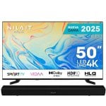 Nilait Prisma 50UD7004S 50" LED UHD 4K + Nilait Harmony Sound bar Barra de Sonido Bluetooth 2.0 30W Nilait Prisma 50UD7004S 50" LED UHD 4K + Nilait Harmony Sound bar Barra de Sonido Bluetooth 2.0 30W
