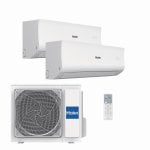 Haier TIDE-R 25+35/40 Aire Acondicionado Multisplit 2x1 Inverter Con Bomba De Calor 3.870 Frigorías