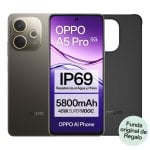 Smartphone OPPO A5 Pro 5G con AI 6,67" 120Hz 8GB/256GB 50MP IP69 5800mAh 45W Custodia inclusa Marrone Smartphone OPPO A5 Pro 5G con AI 6,67" 120Hz 8GB/256GB 50MP IP69 5800mAh 45W Custodia inclusa Marrone