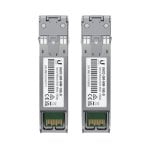 Packung mit 2 Ubiquiti Networks 10 g SFP für LC-Multimode-Glasfaser