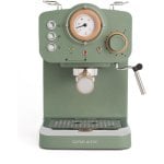 Create Thera Retro Cafetera Express Semiautomática Café Molido Y Monodosis 1,25L 1100W Verde Create Thera Retro Cafetera Express Semiautomática Café Molido Y Monodosis 1,25L 1100W Verde