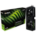 Carte graphique Palit GeForce RTX 5060 Ti Dual 8 Go GDDR7 Reflex 2 RTX AI DLSS4