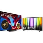 LG OLED77C4LA 77" OLED evo UltraHD Dolby Vision AI ThinQ + LG 32LQ63006LA 32" LED FullHD HDR10 Pro LG OLED77C4LA 77" OLED evo UltraHD Dolby Vision AI ThinQ + LG 32LQ63006LA 32" LED FullHD HDR10 Pro
