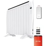 Radiador Eléctrico EVVO C10 1500W hasta 20m2 control WiFi voz temporizador seguridad