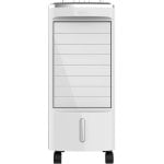 Climatizador EVVO CLIMA AC650 65W Depósito 3,5L 3 Velocidades Oscilación 70º Ruedas Multidireccionales 2 Acumuladores Frío Climatizador EVVO CLIMA AC650 65W Depósito 3,5L 3 Velocidades Oscilación 70º Ruedas Multidireccionales 2 Acumuladores Frío