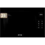 Microondas Evvo Home Mi45 Glass Bl 25L 1200W Grill Acabado Negro Cristal 8 Funciones Microondas Evvo Home Mi45 Glass Bl 25L 1200W Grill Acabado Negro Cristal 8 Funciones