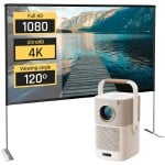 Yaber T2 Plus + iggual Pantalla Exterior Portable 100" 221x124 cm Yaber T2 Plus + iggual Pantalla Exterior Portable 100" 221x124 cm