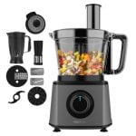 Procesador de alimentos Cecotec Paprika 2000 2000W acero inoxidable 3,5L 2 velocidades Pulse