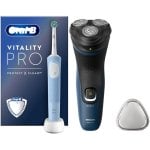 Philips S1151/00 Serie 1000 Afeitadora Eléctrica + Oral-B Vitality Pro Cepillo de Dientes Eléctrico Philips S1151/00 Serie 1000 Afeitadora Eléctrica + Oral-B Vitality Pro Cepillo de Dientes Eléctrico