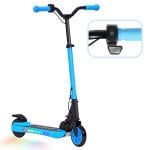 Sportnow Patinete Eléctrico Plegable Motor 120 W Autonomía 6 Km Max 10 Km/h Azul