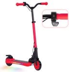 Sportnow Patinete Eléctrico Plegable Motor 120 W Autonomía 6 Km Max 10 Km/h Rojo