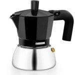 Cafetière italienne Monix Induction Inox M863009 9 tasses Noir