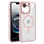 Coole iPhone 16e Hülle Magnetischer Rosa Rand