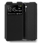 Coole Flip Cover Hülle für Samsung A566 Galaxy A56 5G Glatt Schwarz