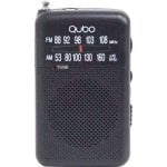 Qubo R-S1 Radio Portátil AM/FM Cable/Pilas Negra Qubo R-S1 Radio Portátil AM/FM Cable/Pilas Negra