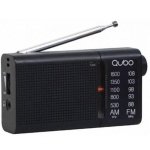 Qubo RS-2 Tragbare AM/FM Radio mit Kopfhörern und Batterien