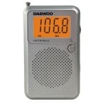 Daewoo DW1115 Radio Portátil AM/FM Gris Sintonizador Analógico Altavoz Integrado