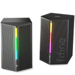 Fifine AmpliGame A20 Altavoces Gaming 2.0 RGB 4W Negros