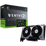 MSI GeForce RTX 5060 VENTUS 2X OC 8GB GDDR7 Reflex 2 RTX AI DLSS4 MSI GeForce RTX 5060 VENTUS 2X OC 8GB GDDR7 Reflex 2 RTX AI DLSS4