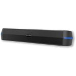 Barra de Som Owlotech DeskSound 2.0 20W Bluetooth USB AUX-In RGB Preta