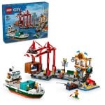 Lego City Puerto Marítimo con Buque de Mercancías +8 Años Lego City Puerto Marítimo con Buque de Mercancías +8 Años